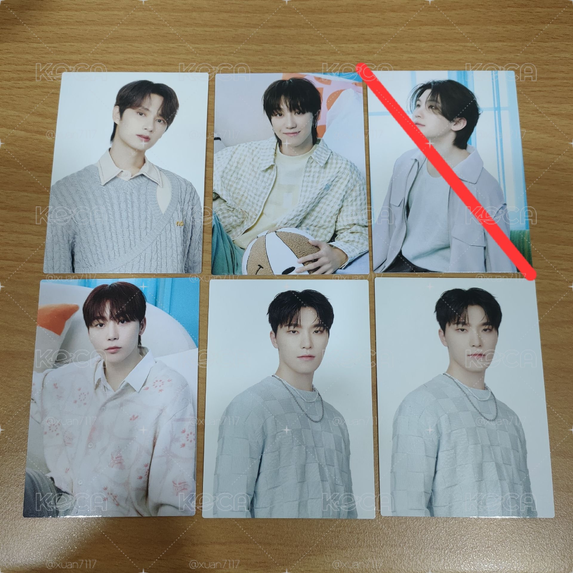 2024 Seventeen's home 隨機卡 俊八寛燦