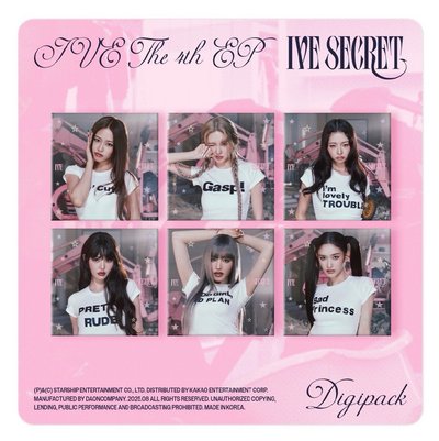 IVE Secret DigiPack 未拆專