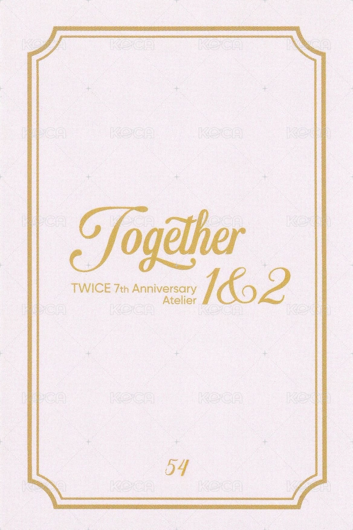 七週年 隨機卡  背面