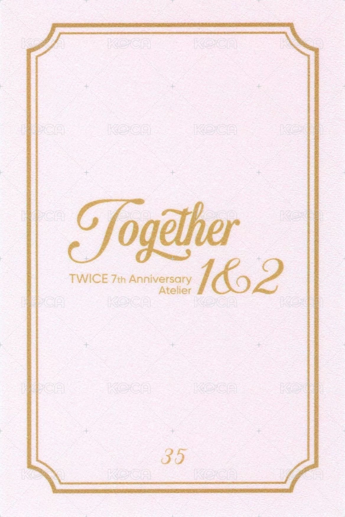 七週年 隨機卡  背面