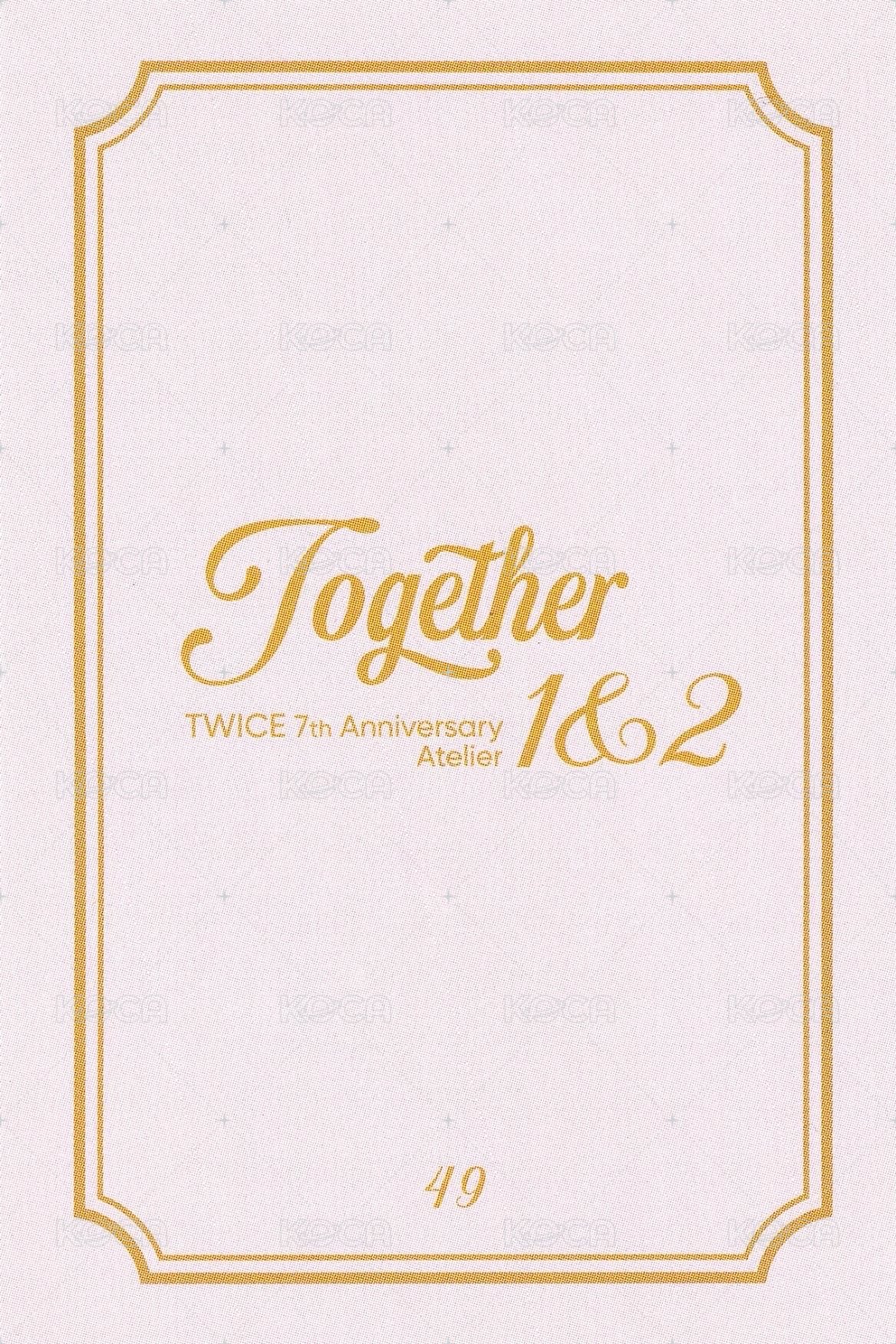 七週年 隨機卡  背面