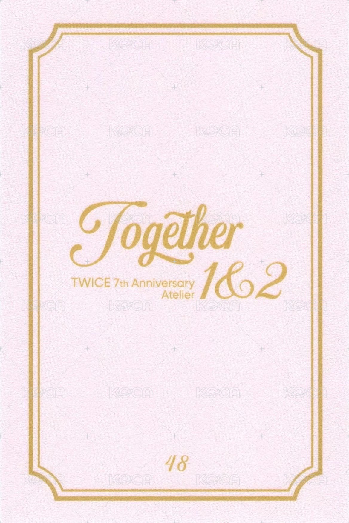 七週年 隨機卡  背面