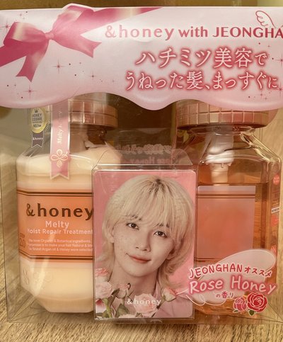 &honey 洗潤髮組含小卡