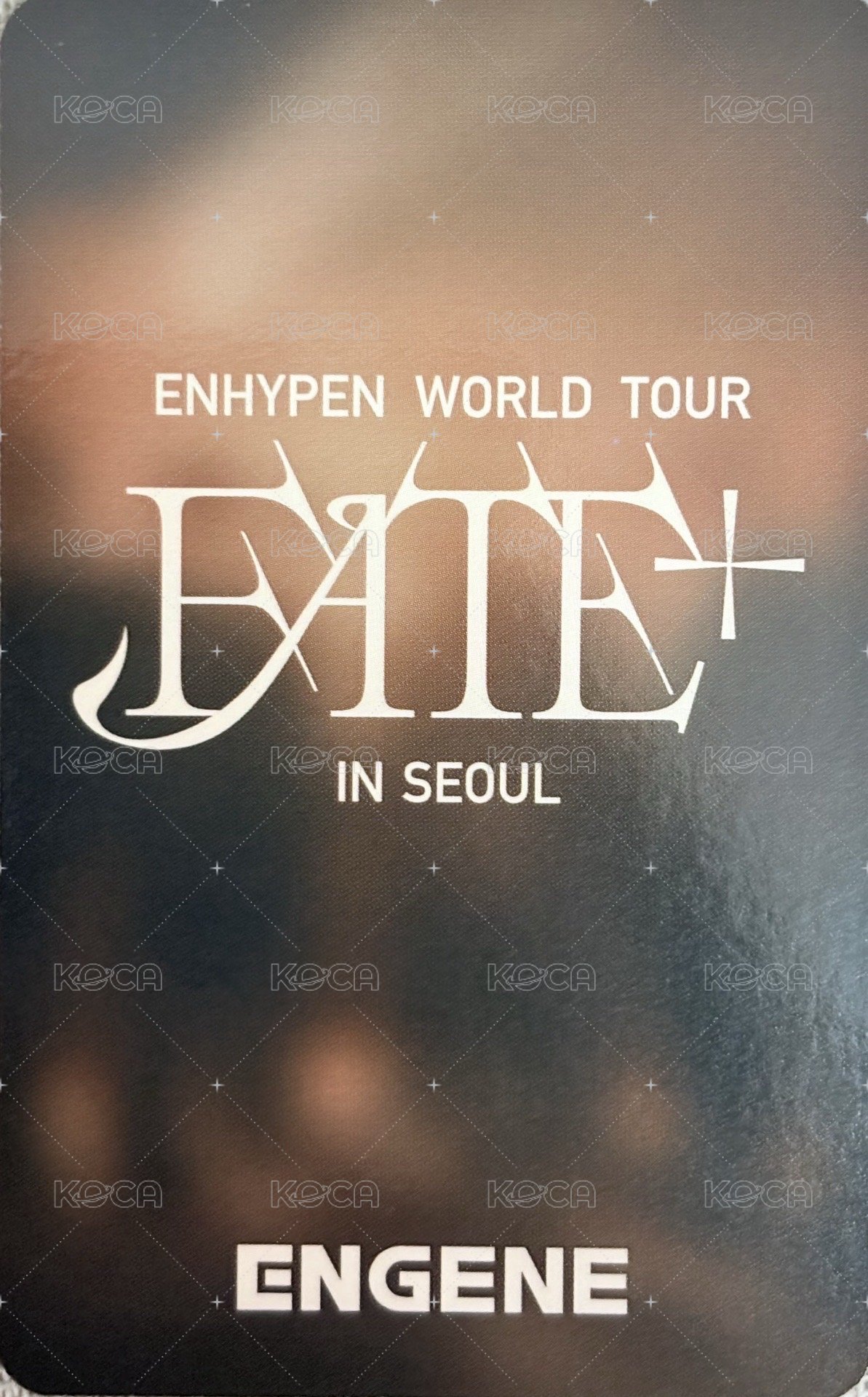 FATE+ 入場卡 / 場限卡 訓zone 背面