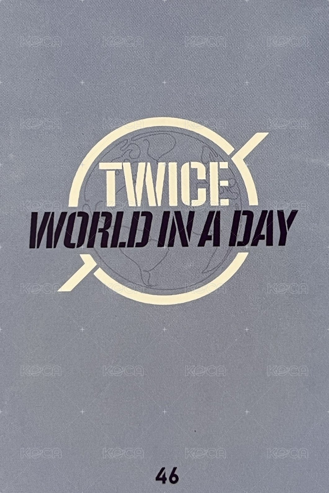 World in a Day 隨機卡  背面