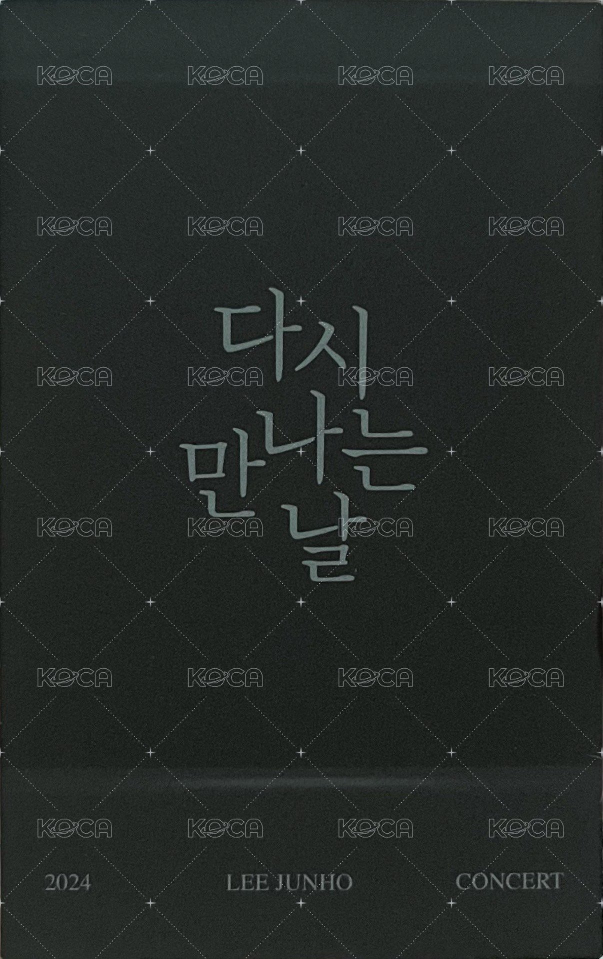 다시 만나는 날 演唱會 DVD / CD 卡 DVD拍立得 背面