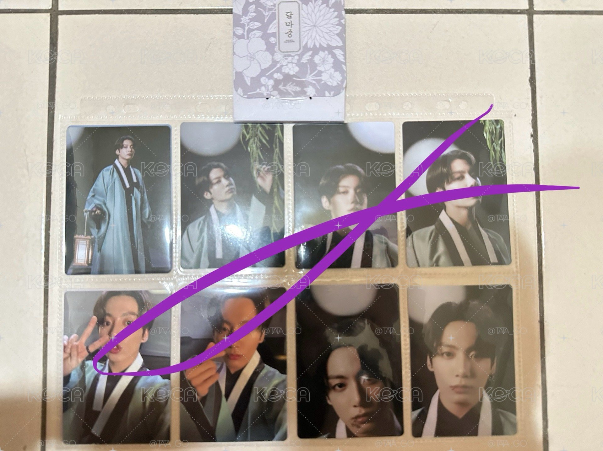 ［拆售］防彈少年團 BTS 2022 DALMAJUNG 中秋 隨機小卡組