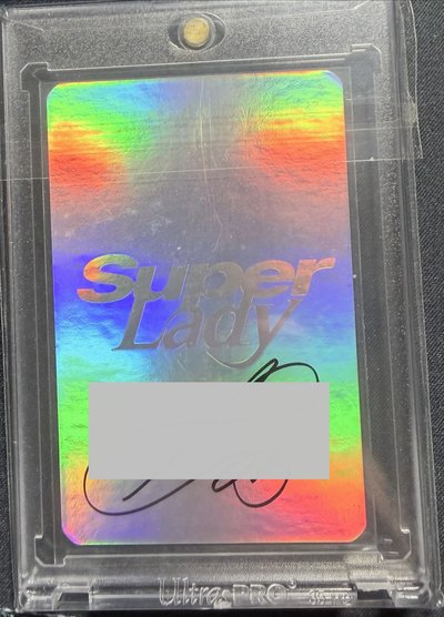 正規二 滿額卡 耳罩閃卡 親簽小卡