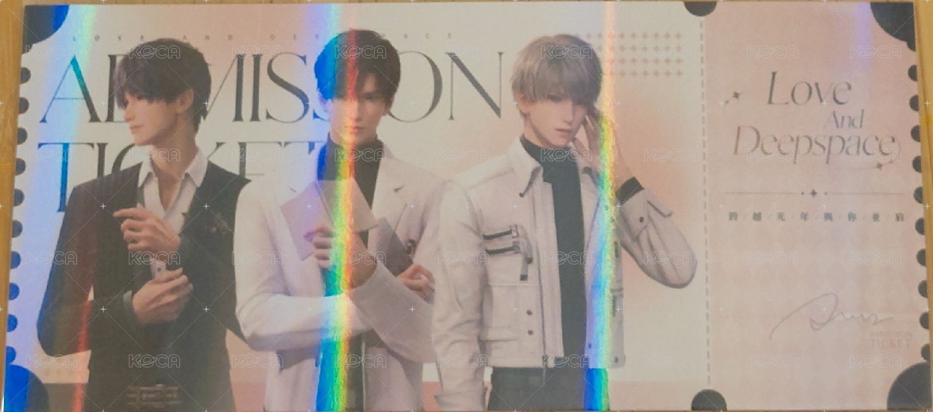 台展 鐳射票  背面