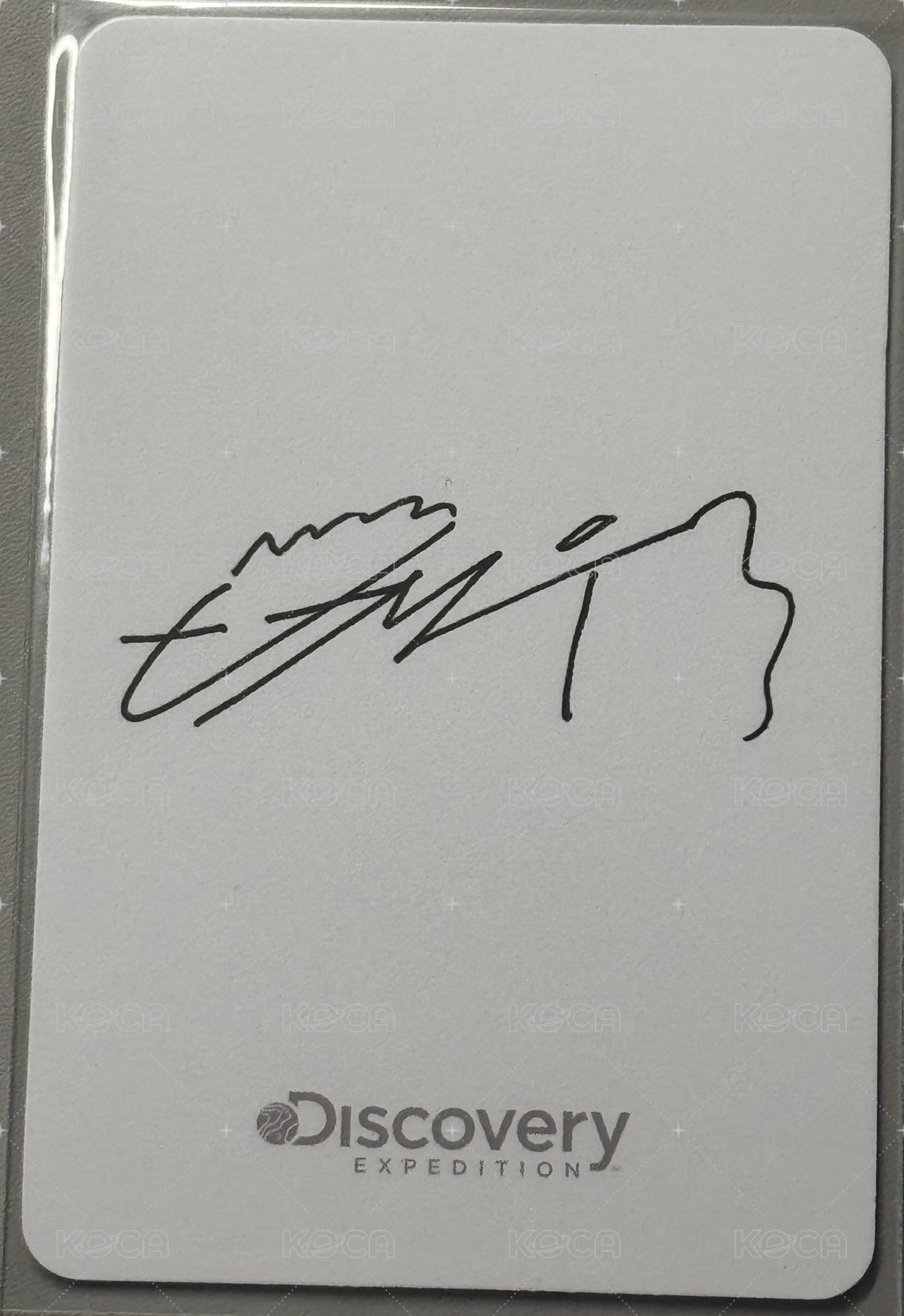 Discovery 代言卡  背面