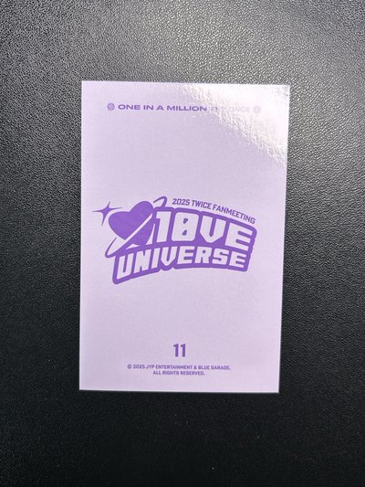 定延 十週年快閃店隨機小卡