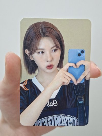 MS 幸運卡 愛心對鏡裴