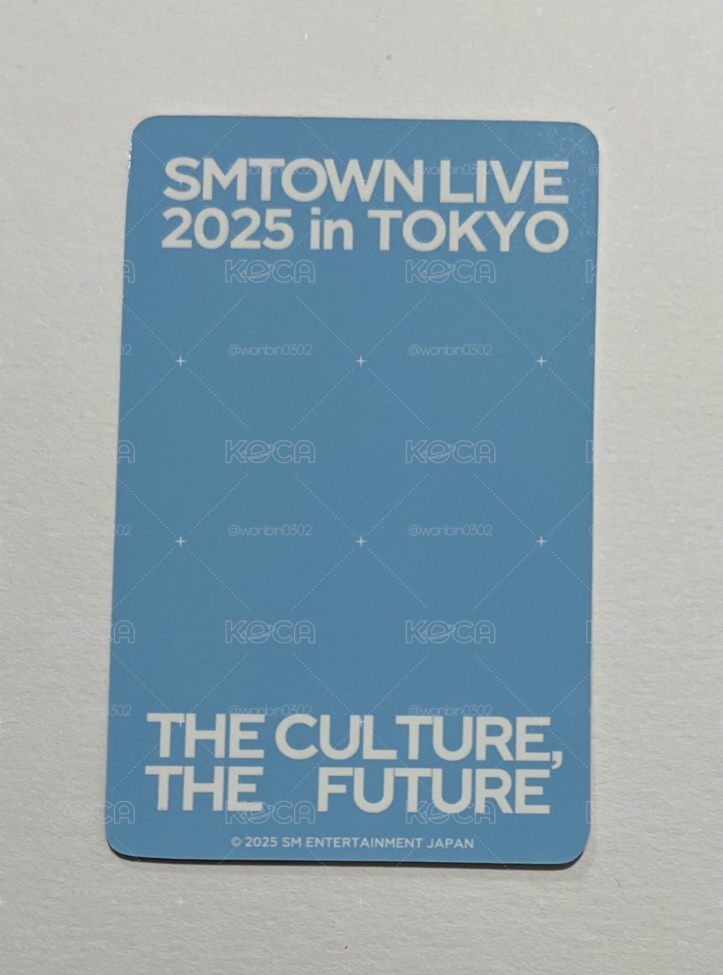 SMTOWN 線下滿額卡 Yuha