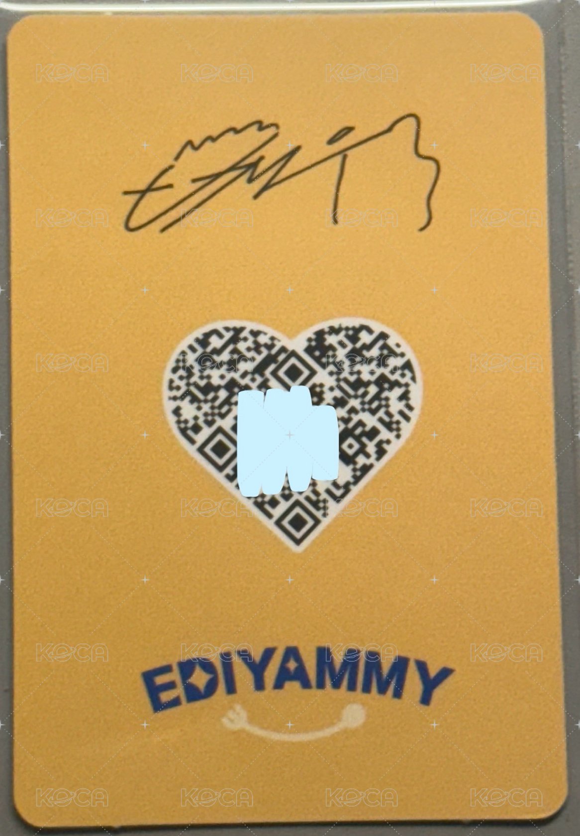 EDIYA 1.0 滿額卡  背面