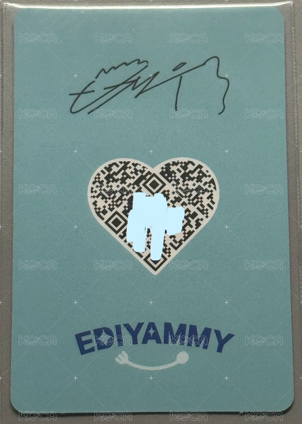 EDIYA 1.0 滿額卡  背面