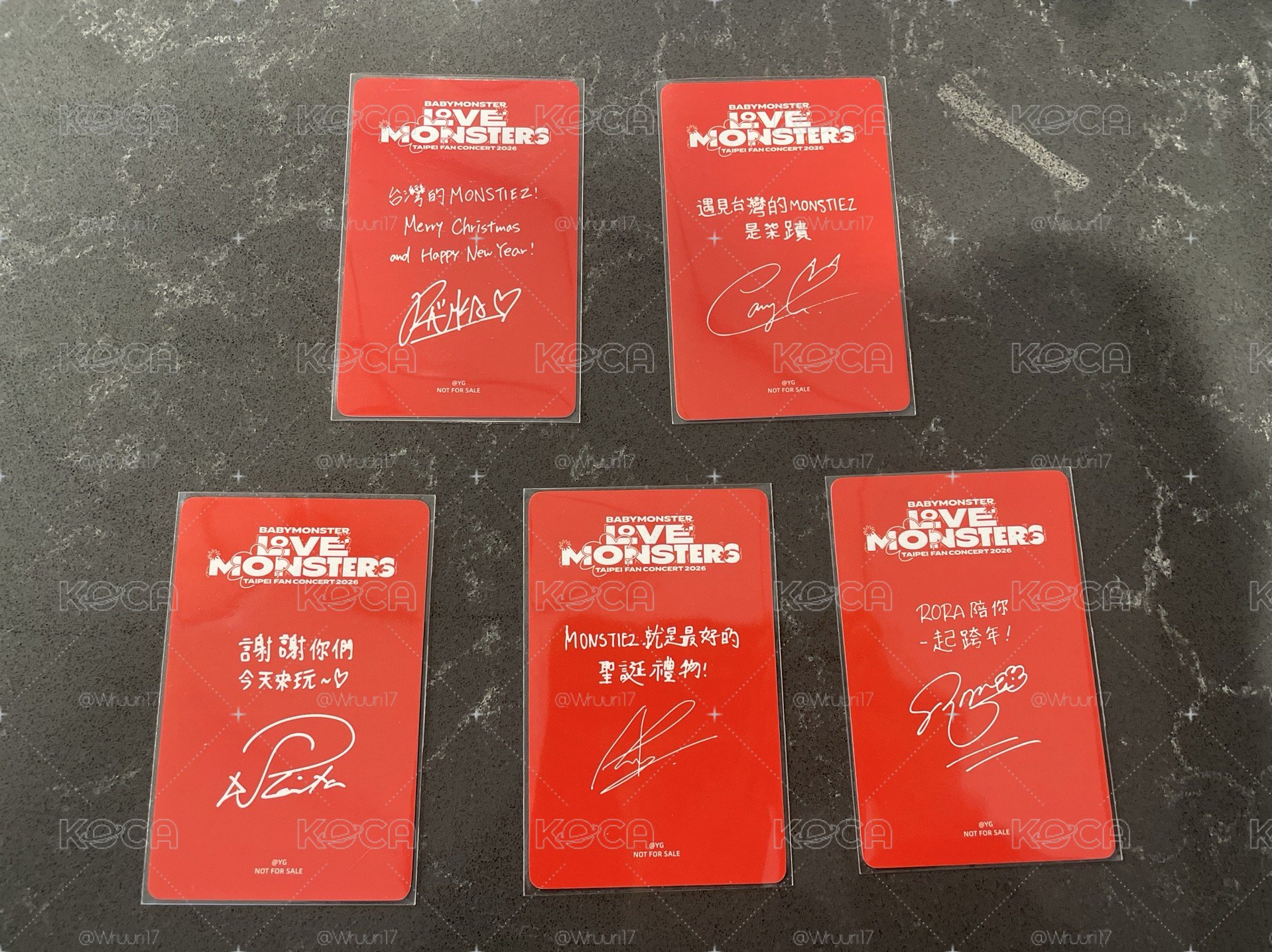 Babymonster 台北滿額卡