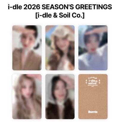 非現 I-dle 2026台曆 Berriz特典卡