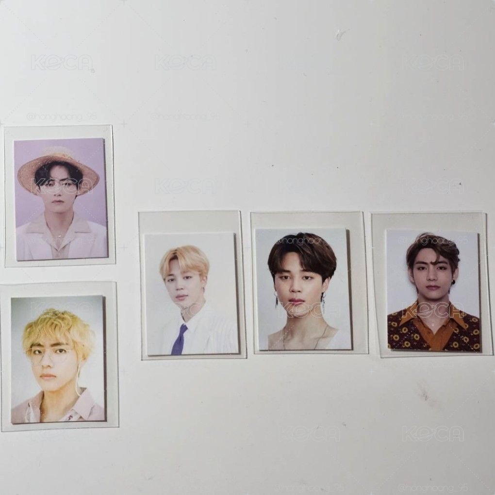 💜現貨｜BTS V 2019、2021年曆 證件照 金泰亨