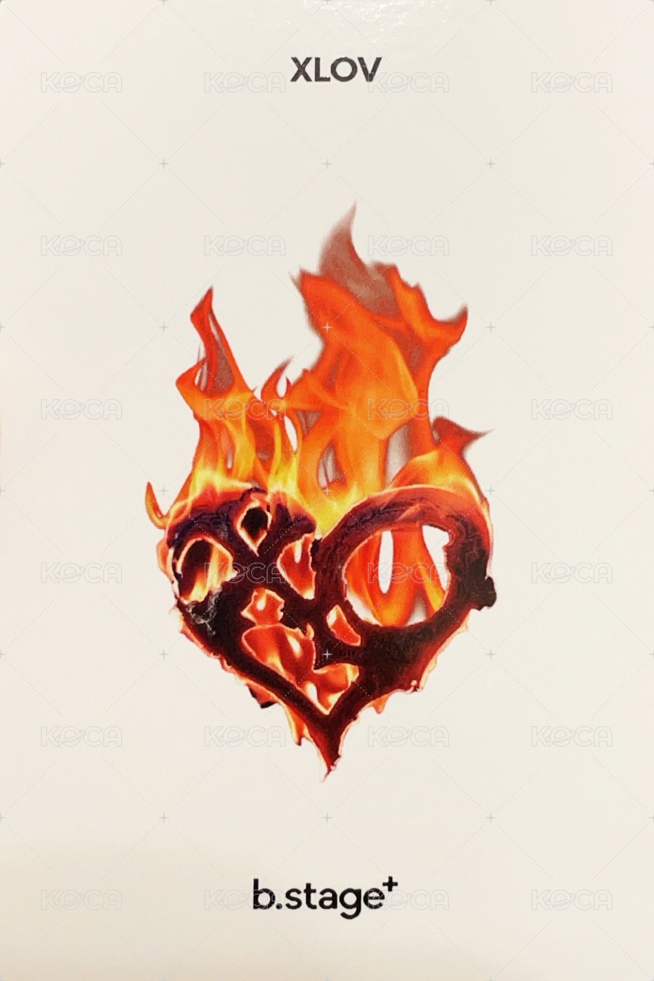 I ONE bstage 線上3.0 簽售卡  背面