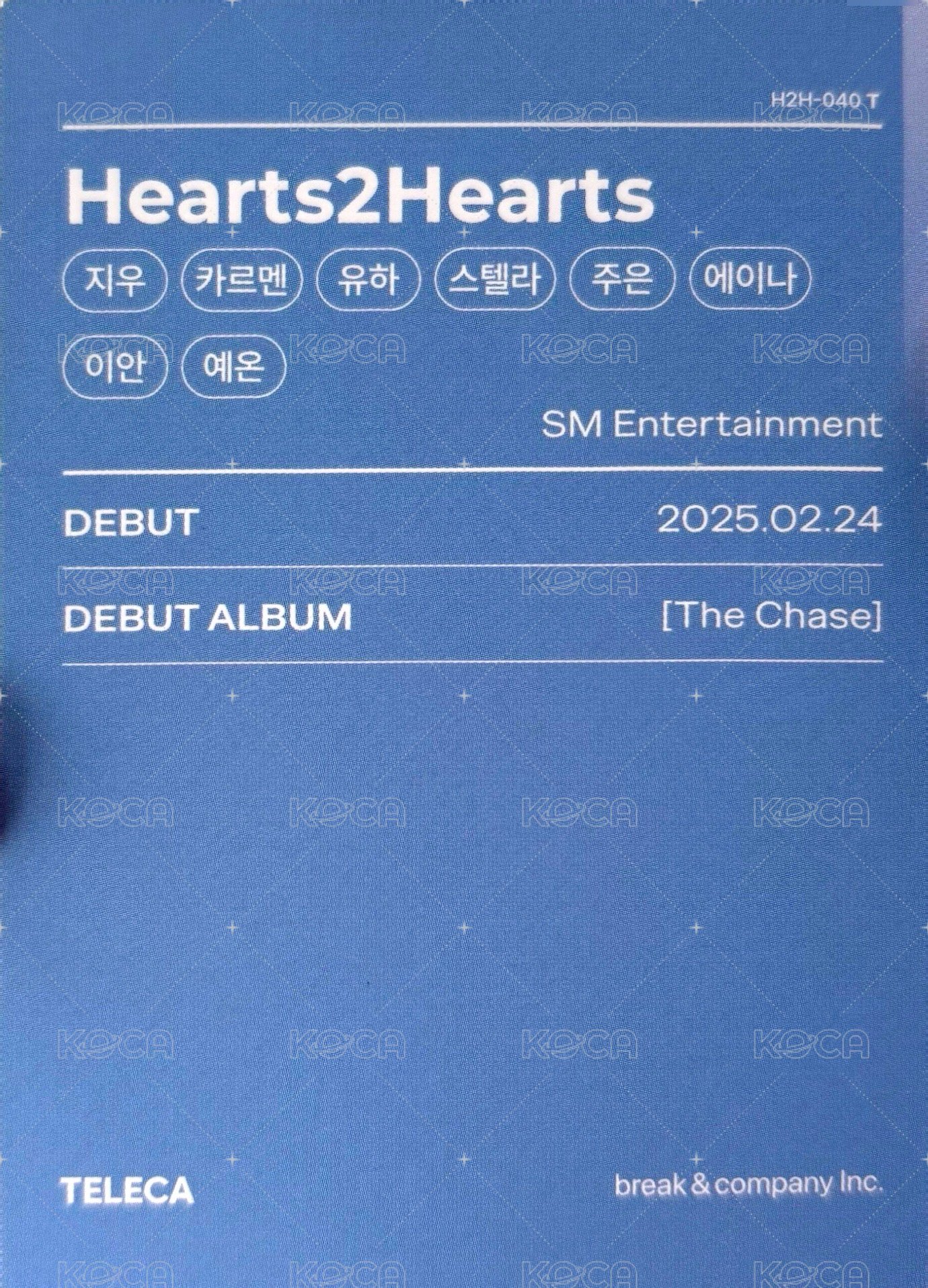 25新秀 Teleca 隨機卡 基本款 背面