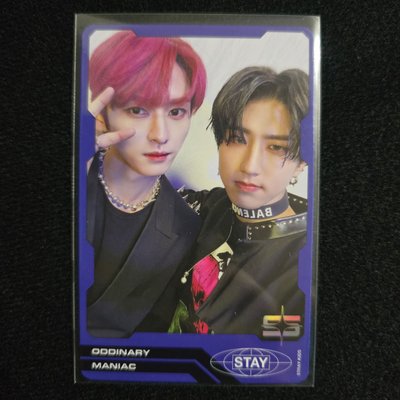 Stray Kids ODDINARY 專輯(藍版) 雙人卡🐰🦫旻城(Leeknow李旻浩 HAN韓知城)