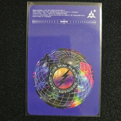 Stray Kids ODDINARY 專輯(藍版) 雙人卡🐰🦫旻城(Leeknow李旻浩 HAN韓知城)