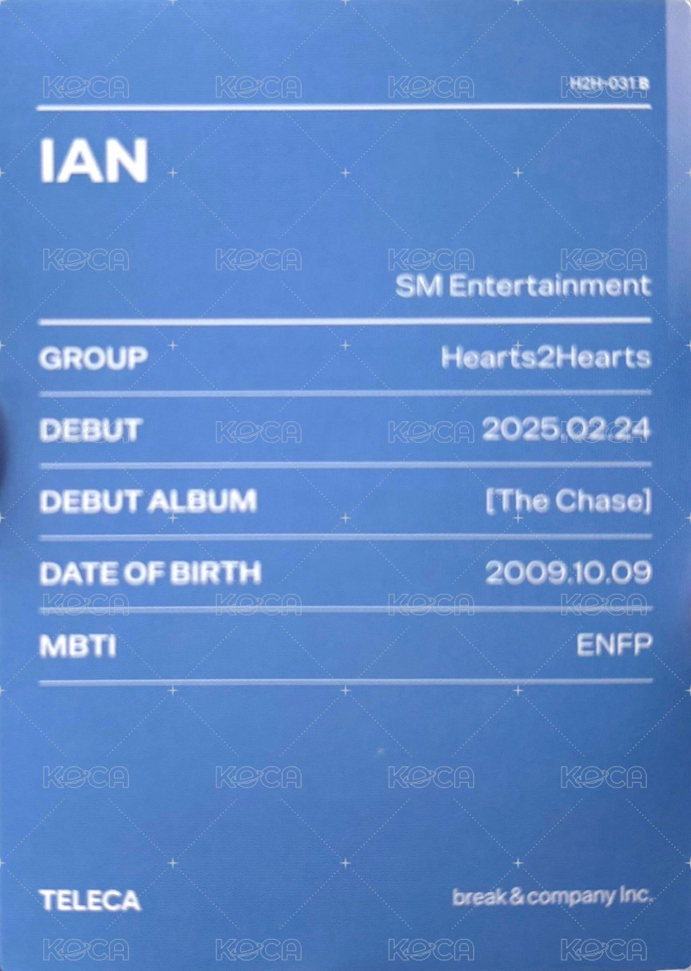 25新秀 Teleca 隨機卡 基本款 背面