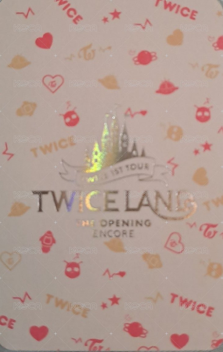 一巡安可 周邊卡 演唱會閃卡 背面