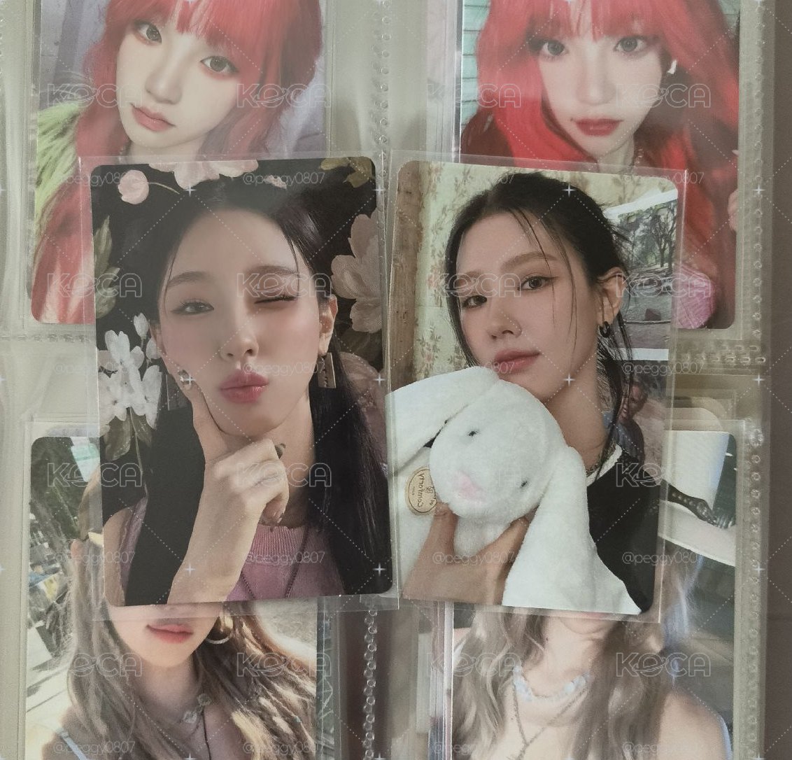 i-dle 專卡 2張麵