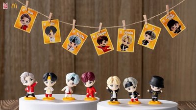 閔玧其｜SUGA 麥當勞公仔 有盒有卡