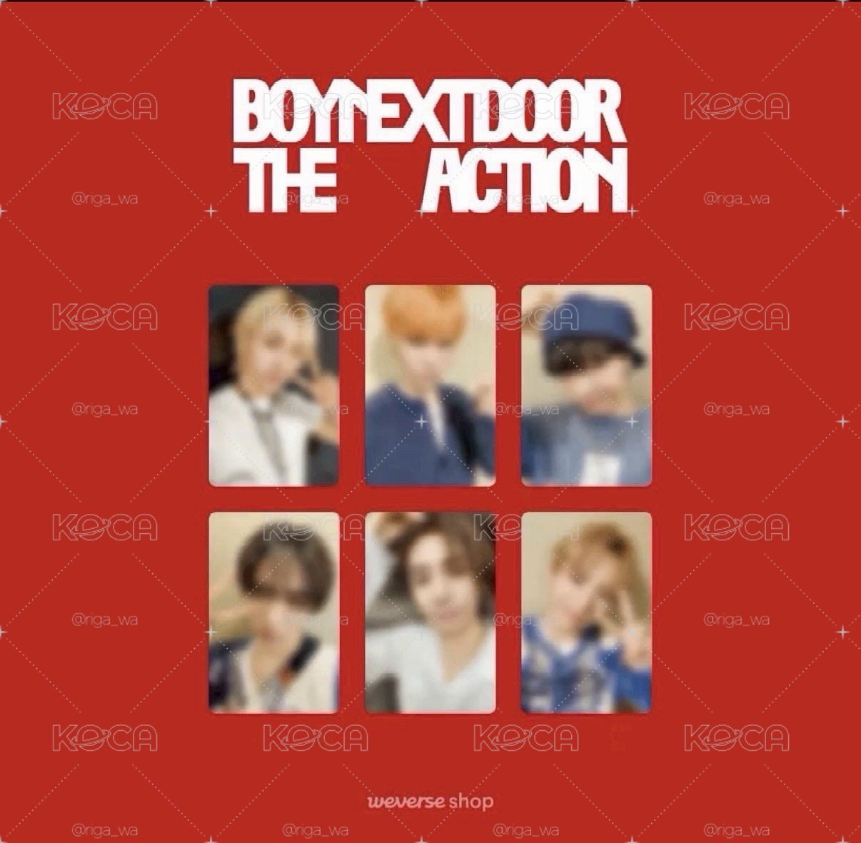 🤍The Action 外套 周邊卡 