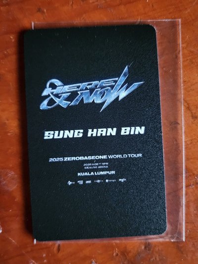 世巡H&N 入場卡 / 場限卡 吉隆坡場 zone卡 - 韓彬