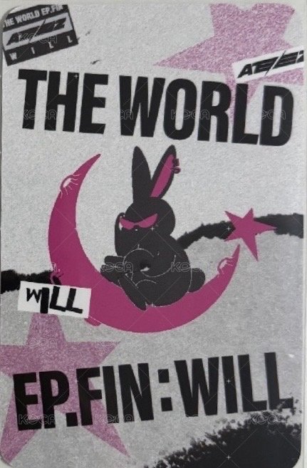 WILL 快閃店 周邊卡 化妝包卡 背面