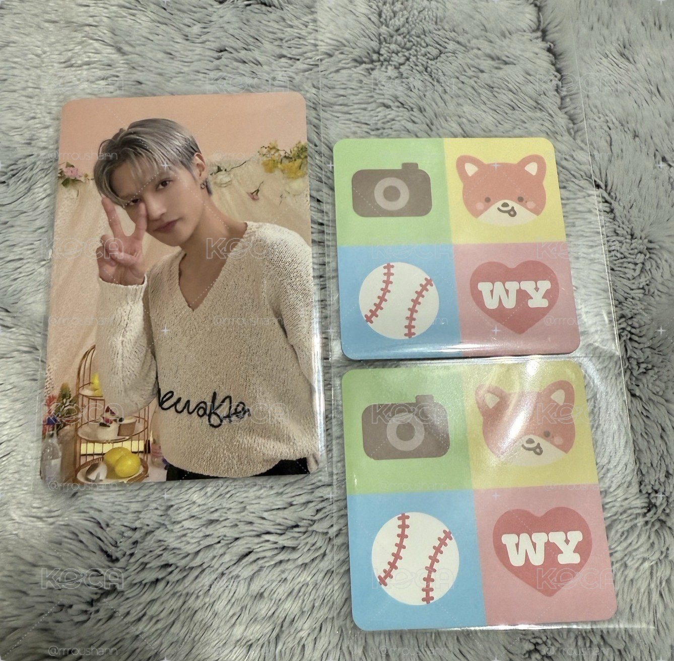 ATEEZ MIGHTEEZ 友榮滿額卡+貼紙