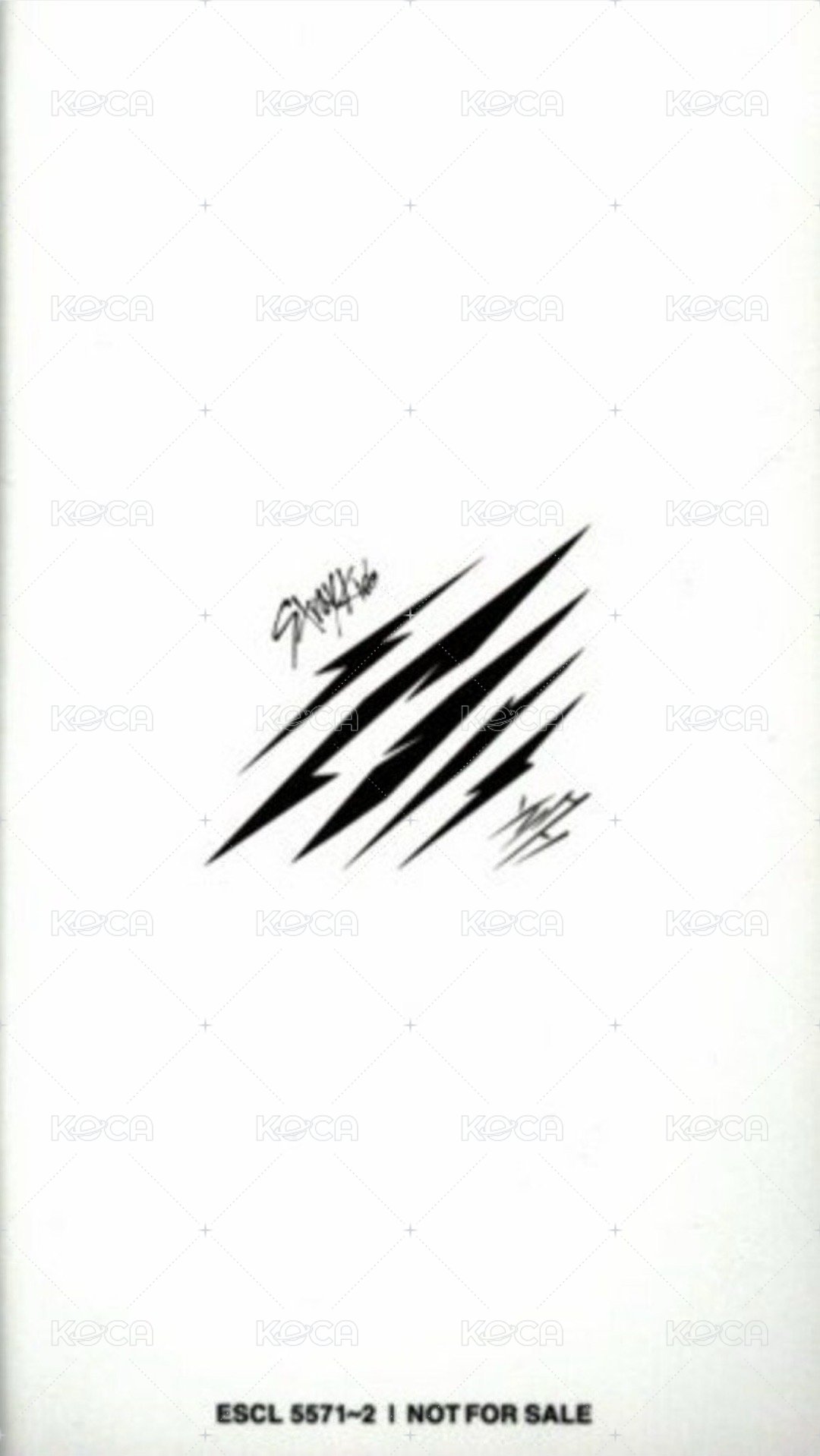 Scars 專輯卡 初回生產限定盤A 背面