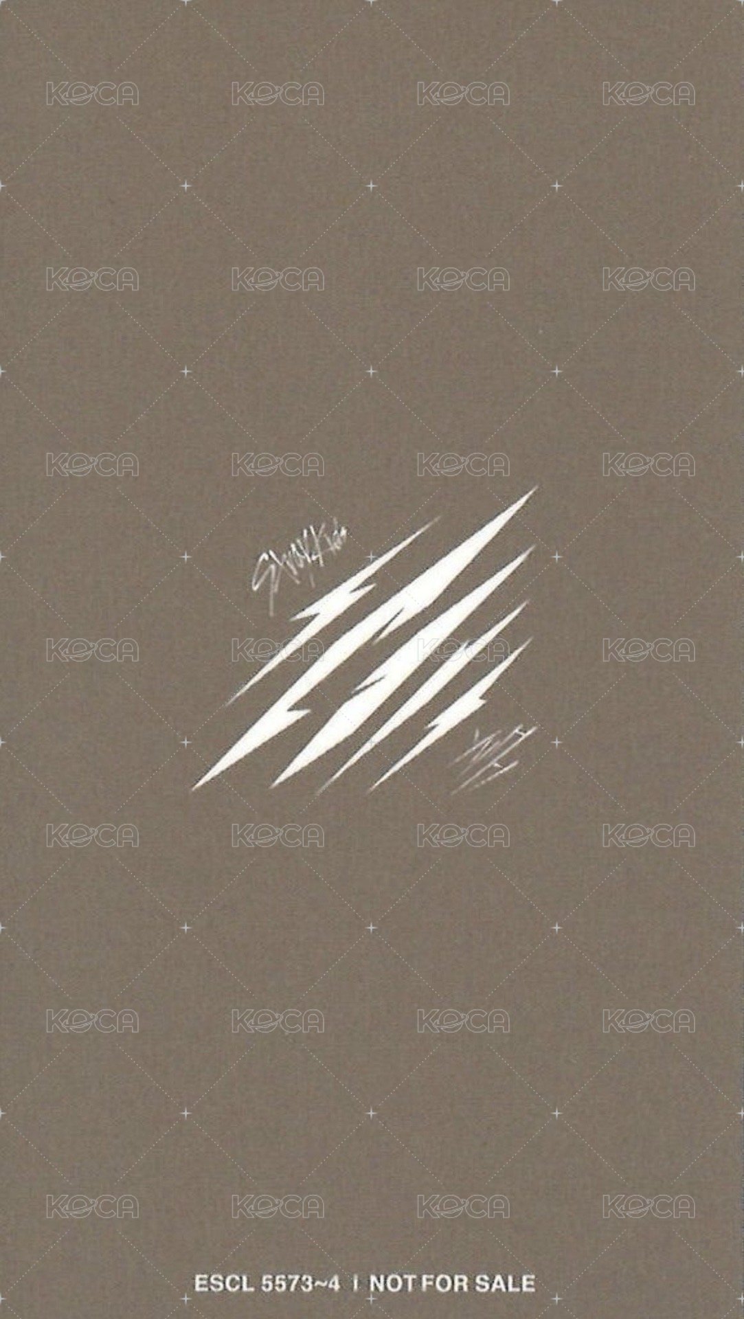 Scars 專輯卡 初回生產限定盤B 背面