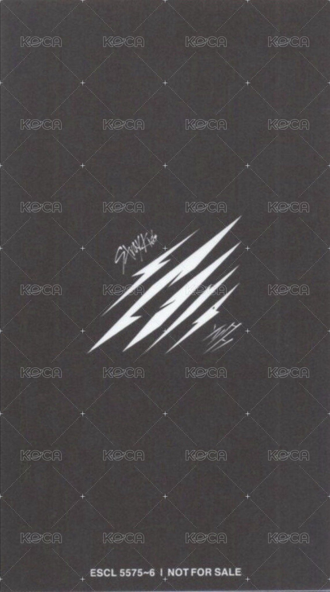 Scars 專輯卡 初回生產限定盤C 背面