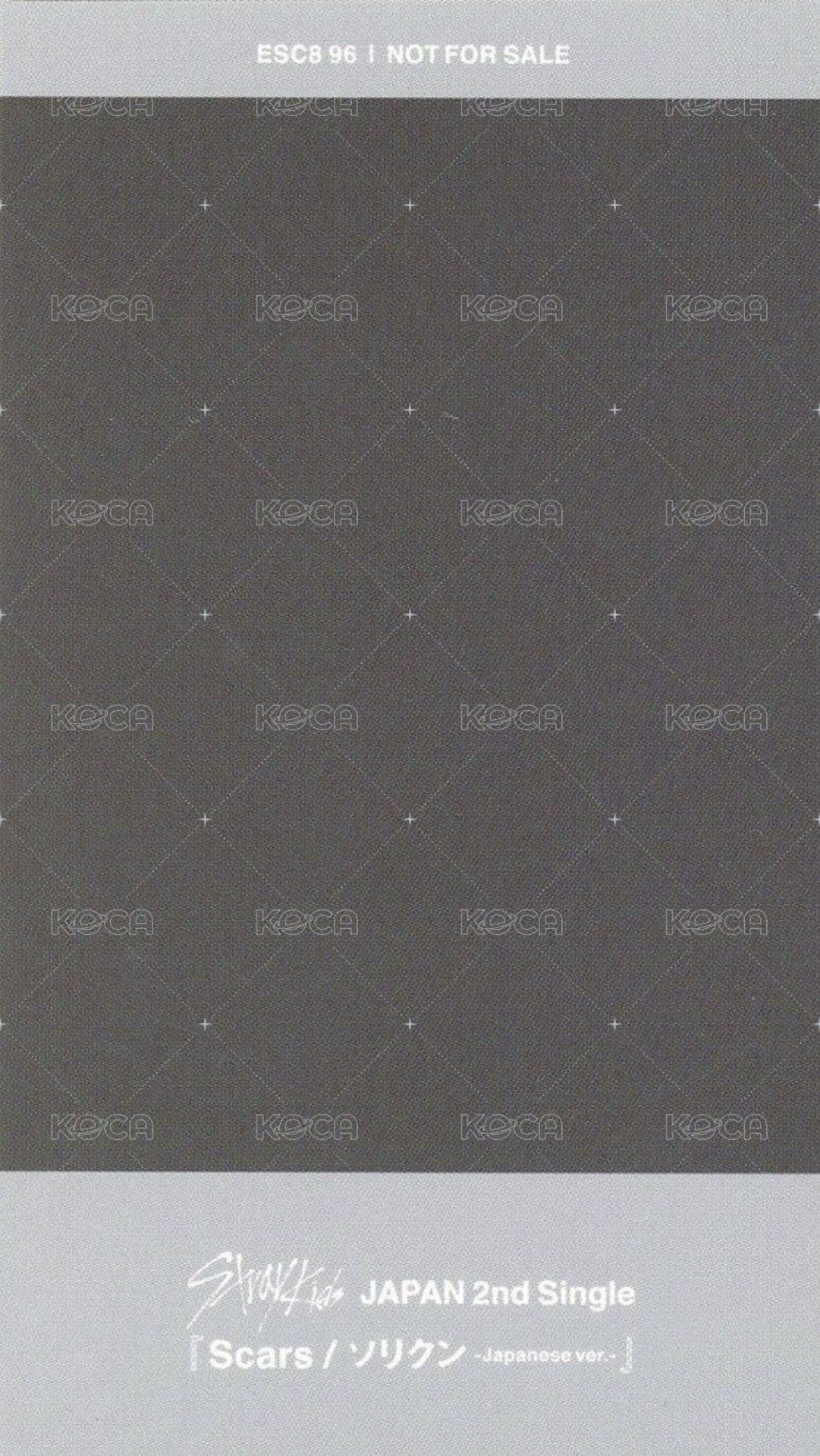 Scars 專輯卡 FC盤 背面