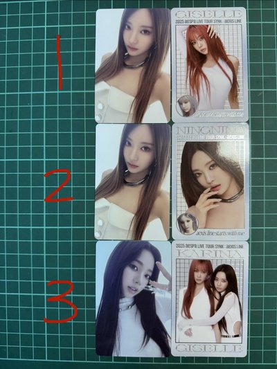 aespa 首爾場 隨機卡包