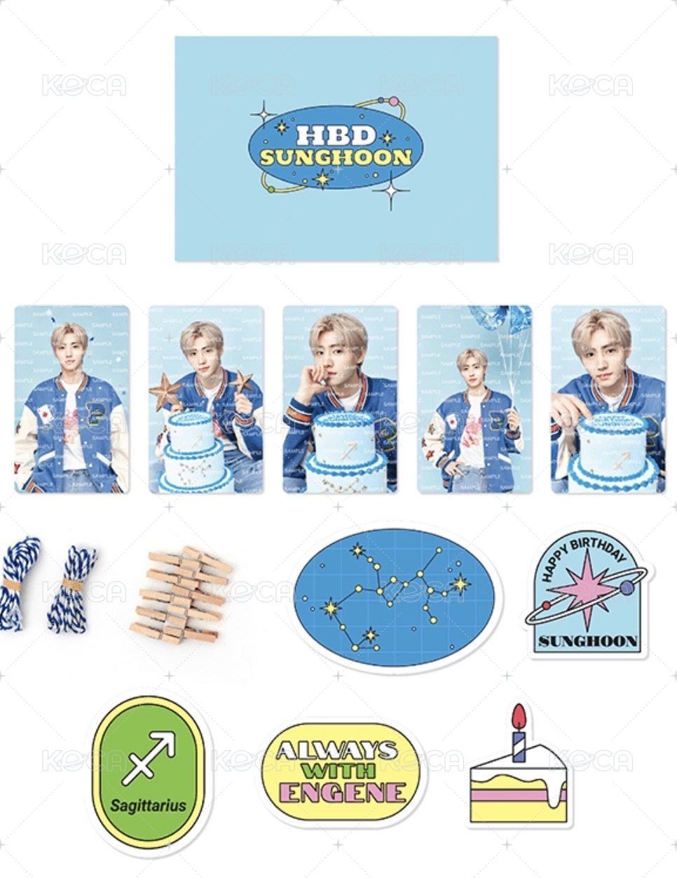 DIY PHOTO CARD GARLAND