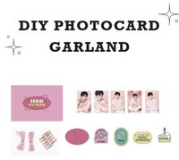DIY PHOTO CARD GARLAND