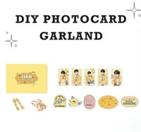 DIY PHOTO CARD GARLAND