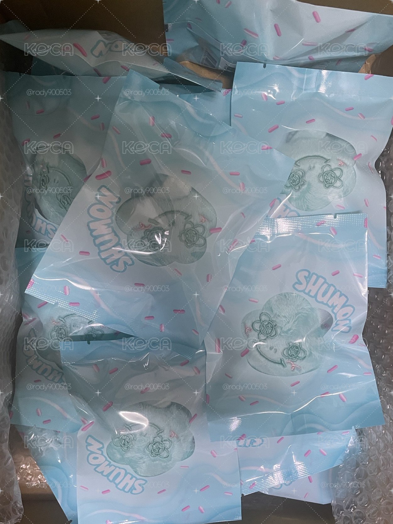 台灣限定色 SHUMON  藍色JISOO小灰塵寶寶