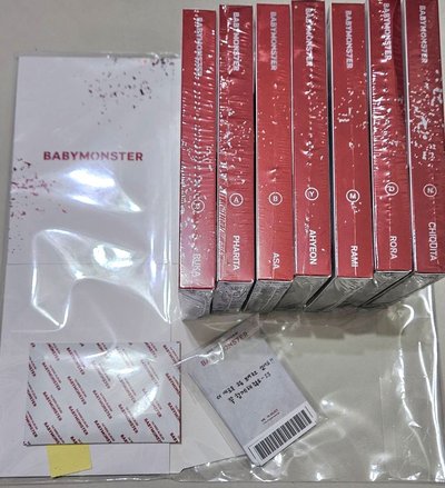 Babymonster出道專含預購特典+YG特典