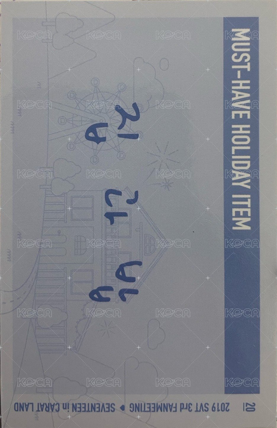 19’克拉島 隨機卡  背面