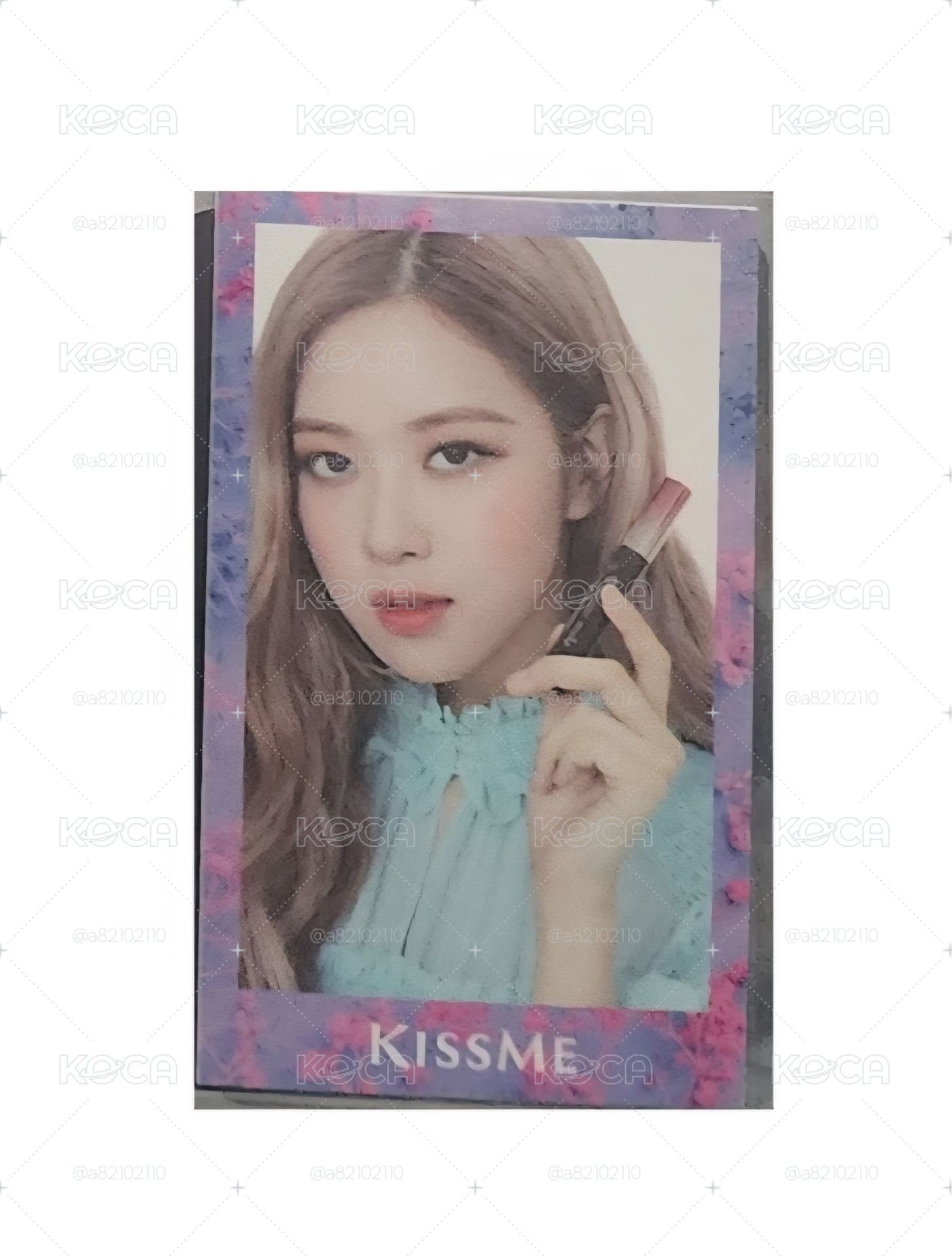 ROSÉ  kiss me代言卡  