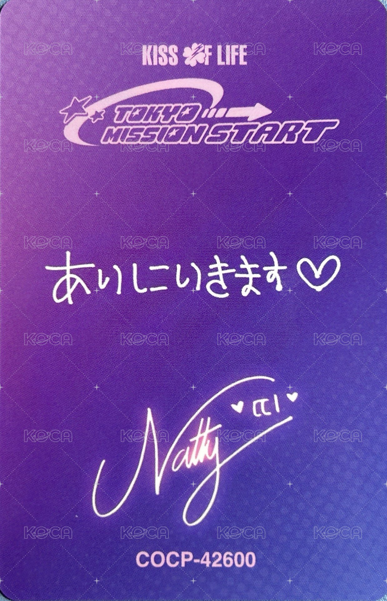 TOKYO MISSION START 專輯卡 A盤專卡 背面