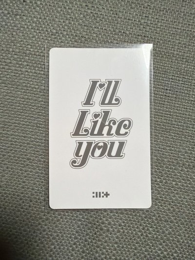 I'LL LIKE YOU 專輯卡 GLLIT ver.（Iroha)