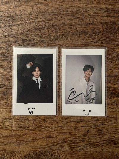 圓佑 漫潮 拍立得ㄧ對