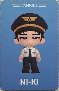 機長主題 遊戲卡 Q版人物卡